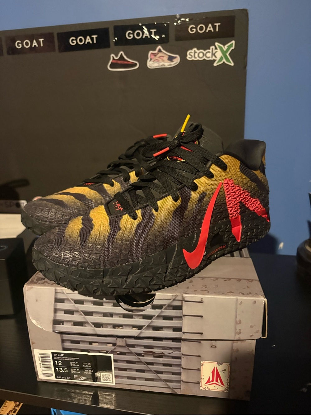 Nike Ja 3 Jurassic Park Size 12 Mens Tried On